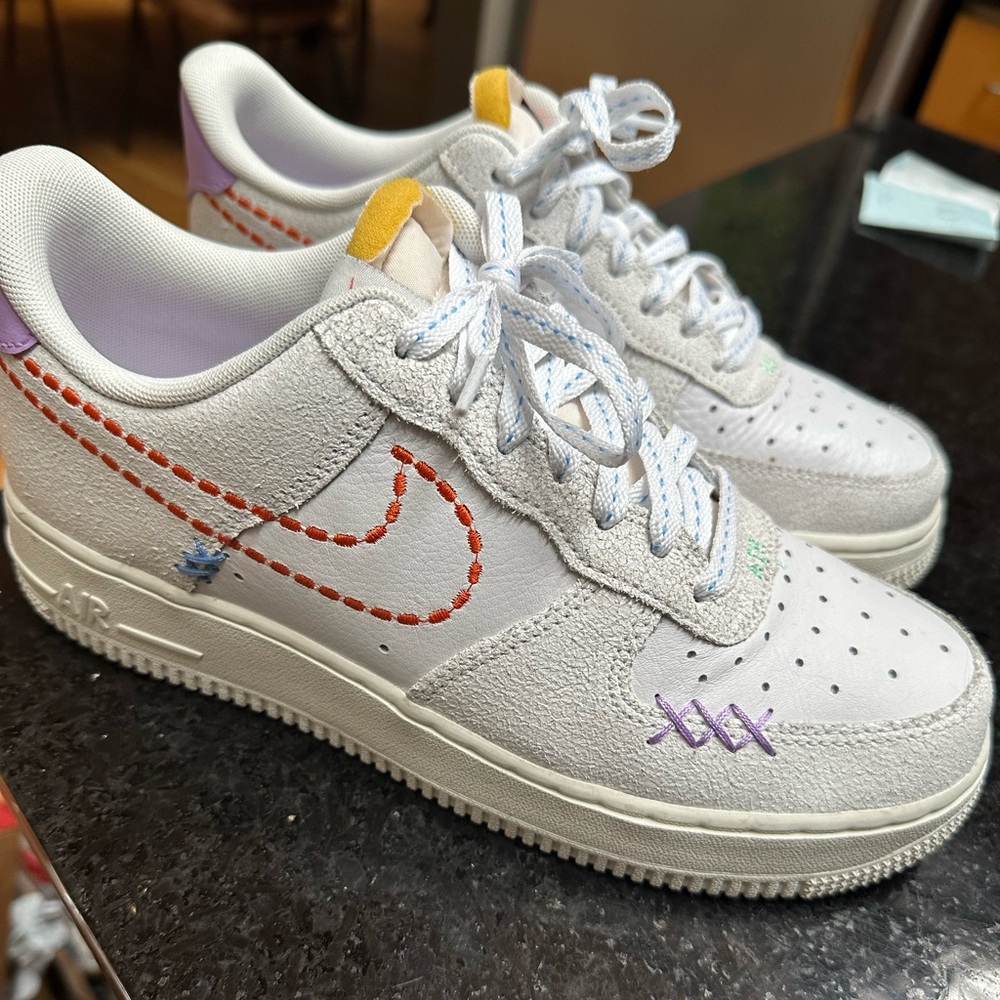 AIRFORCE ONES - stitched
